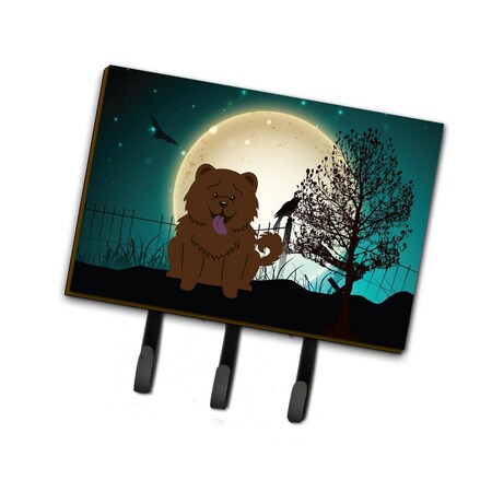 Carolines Treasures Halloween Scary Chow Chow Chocolate Leash or Key Holder BB2331TH68